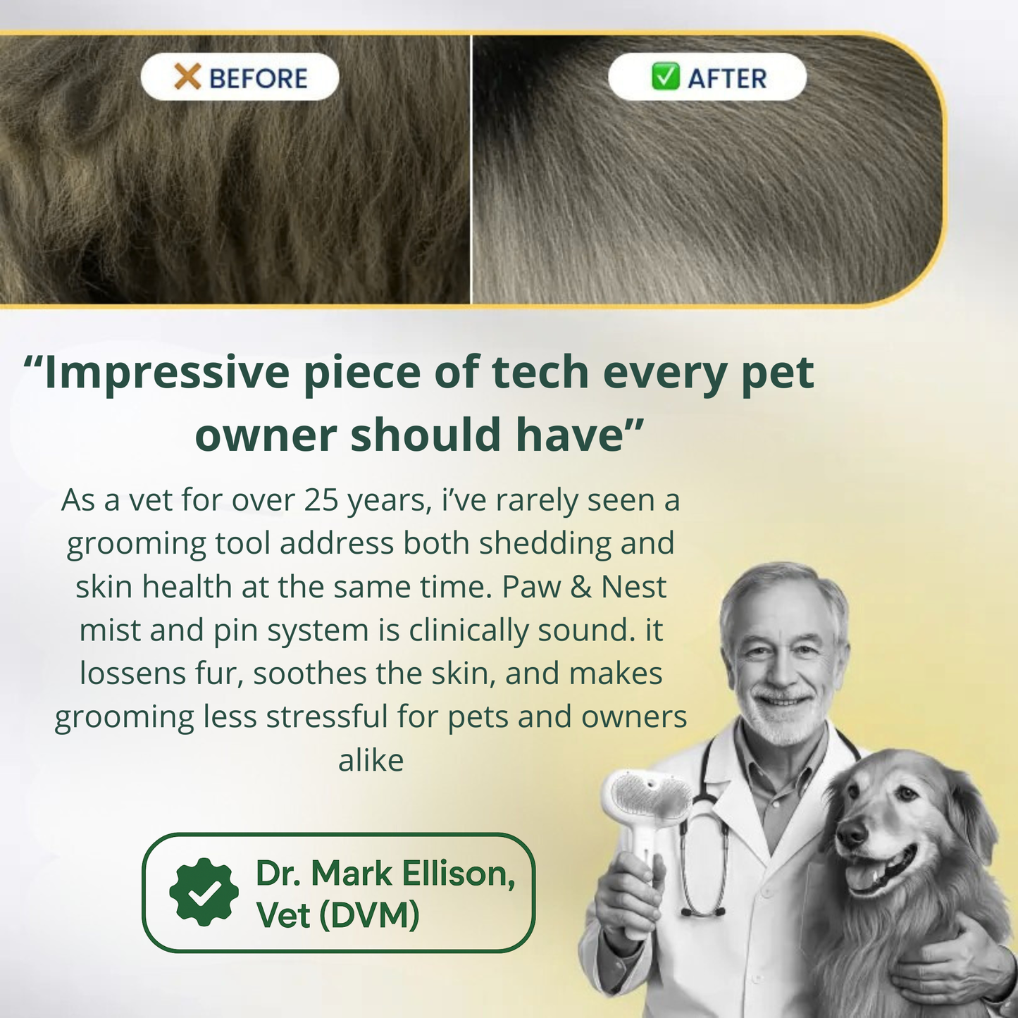 Paw&Nest FurEase™ Brush